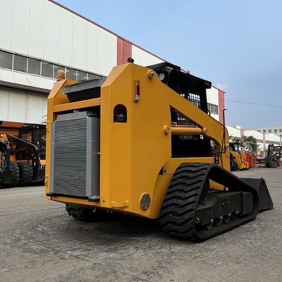 Hidrolik Silindir 50HP 65HP 100HP 125HP Çalışan Tekerlek Kaydırma Yönlendirme Yükleyici