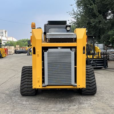 Hidrolik Silindir 50HP 65HP 100HP 125HP Çalışan Tekerlek Kaydırma Yönlendirme Yükleyici