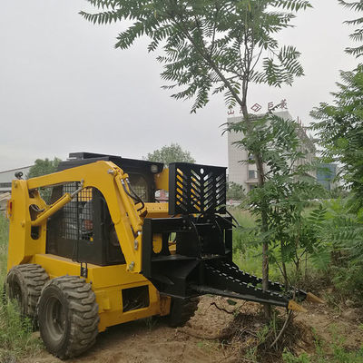 500 किलोग्राम का मिनी मिनीकार्डोर जेसी 25 स्किड स्टीयर लोडर संकीर्ण स्थानों में आसान पैंतरेबाज़ी के लिए
