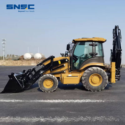 Chargeur rétro-excavateur 4x4 avec moteur WEICHAI et intégration de soupape hydraulique