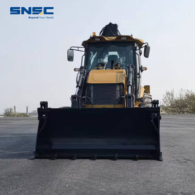 Chargeur rétro-excavateur 4x4 avec moteur WEICHAI et intégration de soupape hydraulique