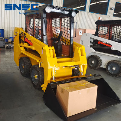 Hareketli tip tekerlekli yükleyici 25hp 300kg JC25 EPA Pekins Motoru ile kaydırma direksiyon yükleyici