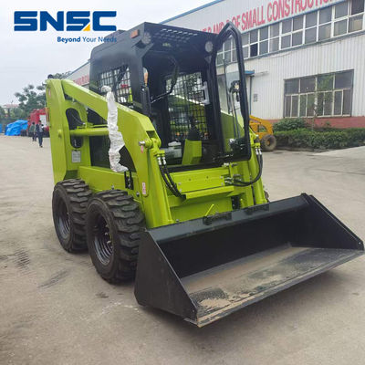 60 HP Dizel Güçlü JC45 700kg Kapasite ve Tekerlekli Yükleyici Hareketli Tipli Kaydırma Yükleyici