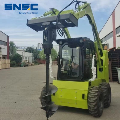 60 HP Dizel Güçlü JC45 700kg Kapasite ve Tekerlekli Yükleyici Hareketli Tipli Kaydırma Yükleyici
