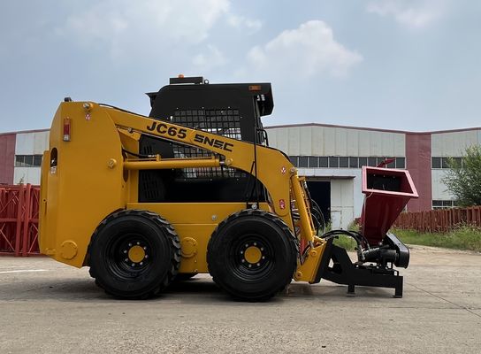 Hidrolik Kontrol Sistemi Minicargador Skid Steer Dizel Yükleyici 1050kg Hareketli Tip için