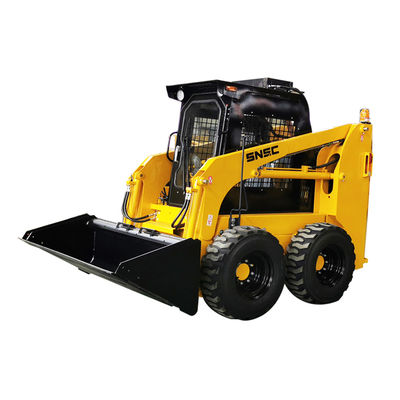 EPA onaylı 75hp'lik kaydırma yönlendirme bant yükleyicisi ve 3800 kg makine ağırlığı pnevmatik lastikler