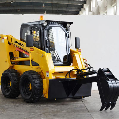 Bosch Rexroth Hidrolik Pompası ve 0.4m3 Kovası Bağlantısı ile 850kg Skid Steer Yükleyici