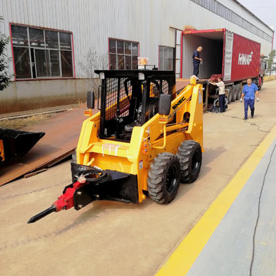 Bosch Rexroth Hidrolik Pompası ve 0.4m3 Kovası Bağlantısı ile 850kg Skid Steer Yükleyici