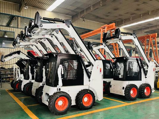Hareketli tip ve 3500 kg makine ağırlığı için mikro kompakt mini dizel kaydırma yükleyicisi
