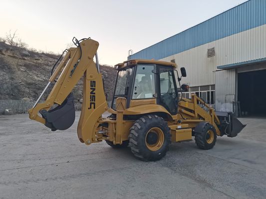 İnşaat ve Tarım Rusya'da Motor Pompası ile 388H Mini Backhoe Yükleyici
