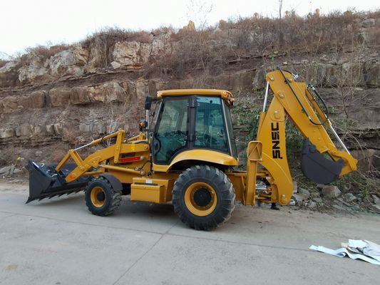 İnşaat ve Tarım Rusya'da Motor Pompası ile 388H Mini Backhoe Yükleyici