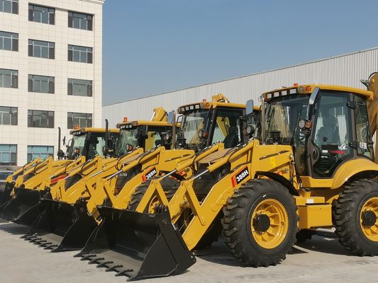 8200 kg YUCHAI 388H/388T/338 Yükleyici 4x4 4WD Traktör Backhoe Ön Yükleyici Tekerlek Yükleyici