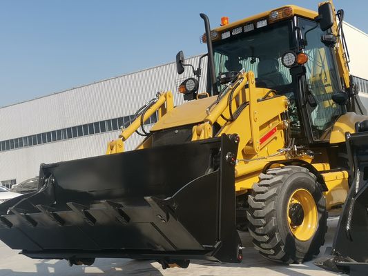 8200 kg YUCHAI 388H/388T/338 Yükleyici 4x4 4WD Traktör Backhoe Ön Yükleyici Tekerlek Yükleyici