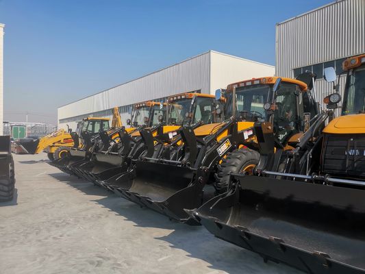 8200 kg YUCHAI 388H/388T/338 Yükleyici 4x4 4WD Traktör Backhoe Ön Yükleyici Tekerlek Yükleyici