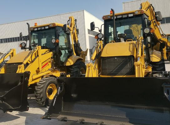 YUCHAI 4x4 4WD Mini Yükleyici 388H/388T/338 Traktör Backhoe Ön Tekerlek Yükleyici Çiftlik Ekipmanı