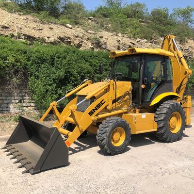 مُحفّر ريترو (Euro V Retro Excavator) 4x4 مع شاحنة خلفية (Backhoe)