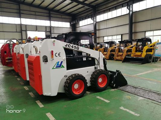 SNSC Mini tractor retroexcavadora de dirección de carga 2700kg Capacidad y 2380 mm de altura de descarga