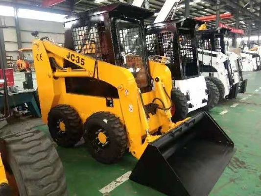 SNSC EPA EV Motoru 350kg 500kg Mini Dizel Kaydırma Yönlendirme Yükleyici Maksimum Atma Yüksekliği 2050mm
