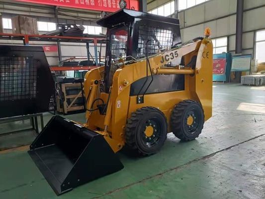 SNSC EPA EV Motoru 350kg 500kg Mini Dizel Kaydırma Yönlendirme Yükleyici Maksimum Atma Yüksekliği 2050mm