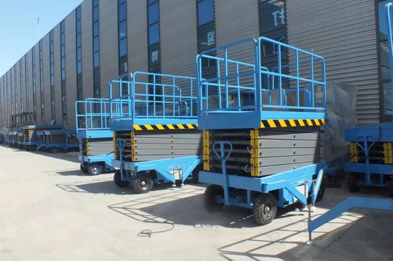 2860 kg 4m 5m 6m 8m 10m 12m 14m 16m Elektrikli Kendini Süren Hidrolik Makas Havadan Çalışma Asansör Platformu