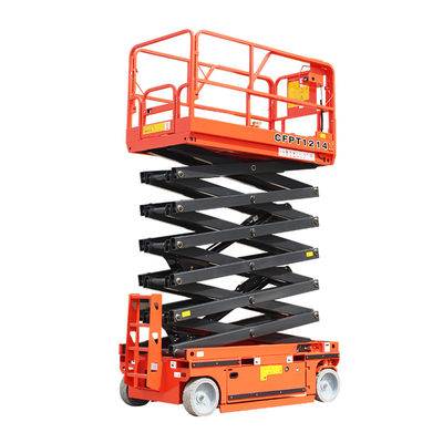 2860 Kg Tam Kendiliğinden Kalkartıcı Makas Çalışma Platformu 4m 5m 6m 8m 10m 12m 14m 16metre