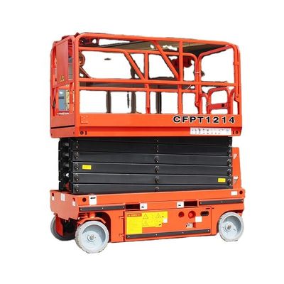 Plataforma de trabajo compacta de tijeras aéreas 4m 5m 6m 8m 10m 12m 14m 16m Para espacios pequeños