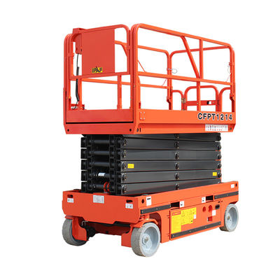 Kalıcı Elektrikli Makas kaldırıcılar 230KG 320KG 450KG 500KG Özel kontrol yöntemi ile