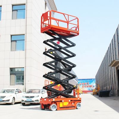 Kalıcı Elektrikli Makas kaldırıcılar 230KG 320KG 450KG 500KG Özel kontrol yöntemi ile