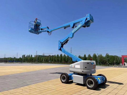 Gıda ve içecek fabrikalarında inşaat çalışmaları için SNSC hidrolik hava çalışma platformu