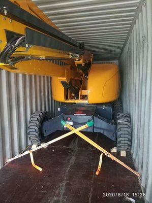 230 kg yük kapasitesi Ev 14m 18m 20m platformu için tasarlanmış eklemli balta kaldırıcı