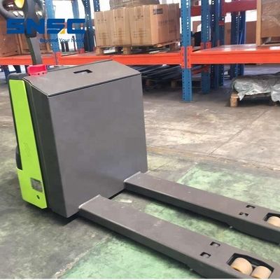 1.8 Ton 2 Ton Elektrikli Walkie Rider Pallet Truck Trolley, Seçmeli Sırt Yastığı Direksiyonu EPS