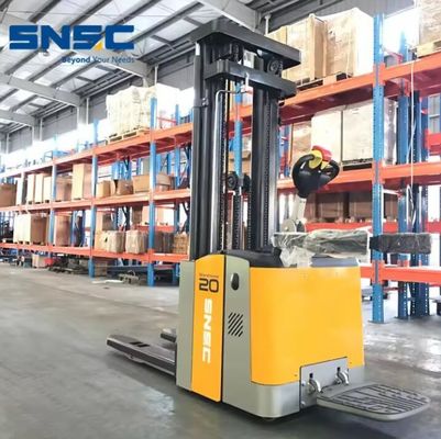 CE Onaylı Elektrikli Apilador Stacker 1500kg 2000kg depo ve konteyner için