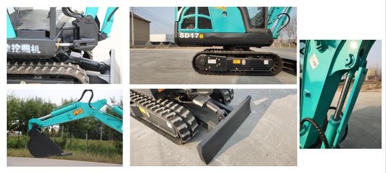 Japonya Kubota Motoru ile 1 Tonluk Ağır Görevli Çamurlu Mini Kazıcı