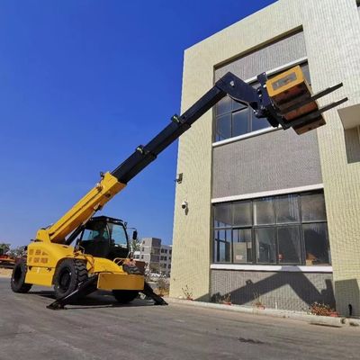 SNSC 4 طن Telehandler الرافعة الشوكية التلسكوبية مع 4x4 عجلات القيادة ومحرك يو تشاي