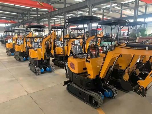 Tianjin'de Yüksek İşletim Verimliliği 1 Ton Mini Küçük Kazıcı Kazı Makinesi