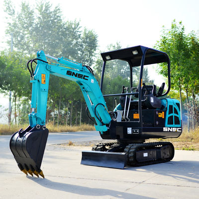 20kw Micro Small Mini Excavator Hydraulic Crawler Digger Excavator น้ําหนักการทํางาน 1.7 ตัน