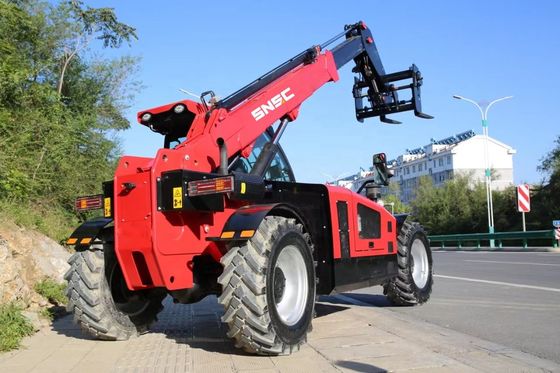 4X4 7m أربع عجلات قيادة 3 طن 4 طن ارتفاع رفع Telehandler Telescopic Boom Forklift
