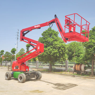6-30m SNSC Autopropulsé électrique diesel Téléscopique Boom Lifts Support en ligne