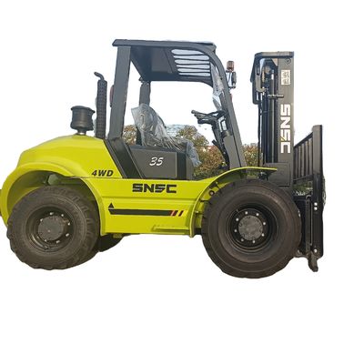 3.5 ton 3000 kg Üç masmalı dizel çatal kaldırıcı 4x4 tekerlekli ev ve çiftlik yükleyicisi