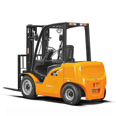 3 Ton Electric Forklift Truck Long Working Time Fast Charging Durable Body Design