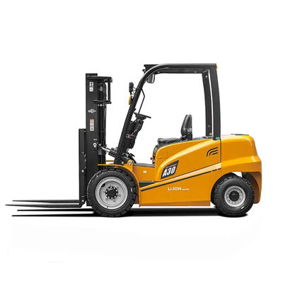 3 Ton Electric Forklift Truck Long Working Time Fast Charging Durable Body Design