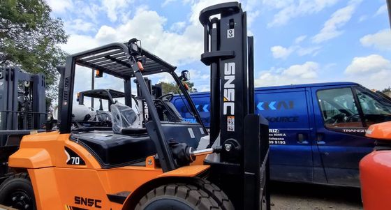 FG70 15500 LBS Gaz Motoru Karşı Denge 7000kg Çift Yakıtlı LPG / Benzin Çatal