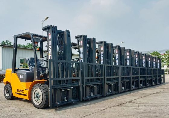 6600LBS 7700LBS Distributeur à double palettes chariot élévateur diesel