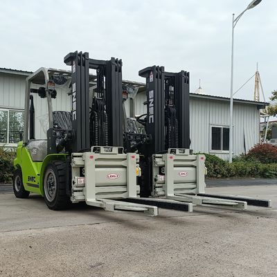 3 toneladas 3,5 toneladas carretilla elevadora elevadora de horquilla con multifunción de horquilla con bloque de abrazadera