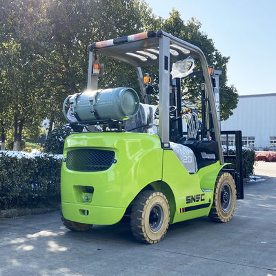 Japonya Nissan Motor FL20 2 Ton LPG Gaz Forklift Çift Yakıtlı Forklift