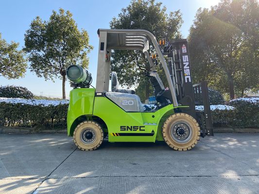 Japonya Nissan Motor FL20 2 Ton LPG Gaz Forklift Çift Yakıtlı Forklift