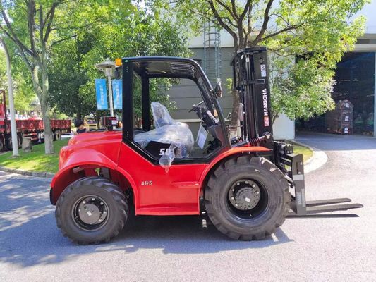 5000 lbs dizel motorlu çatal taşıyıcı 4'üncü joystick kontrolü ile