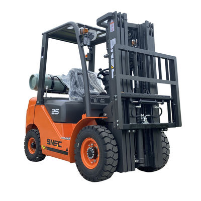2.5 tonluk SNSC LPG Japon motorlu üçlü 4,5 metrelik direkli benzinli çatal kaldırıcı