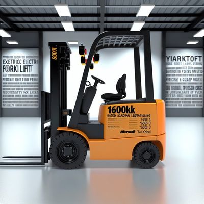 Durable 1600kg Rated Loading Electric Forklift with Performance for Safe and Smooth Operations