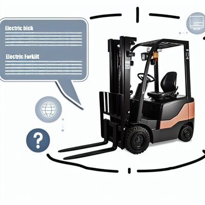 Durable 1600kg Rated Loading Electric Forklift with Performance for Safe and Smooth Operations